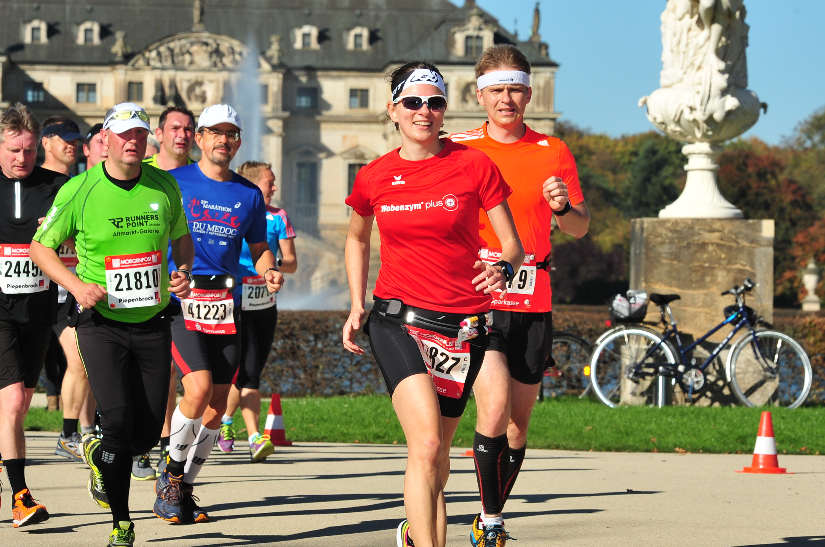 Traumwetter und Traumkulisse: Dresden Marathon 2014