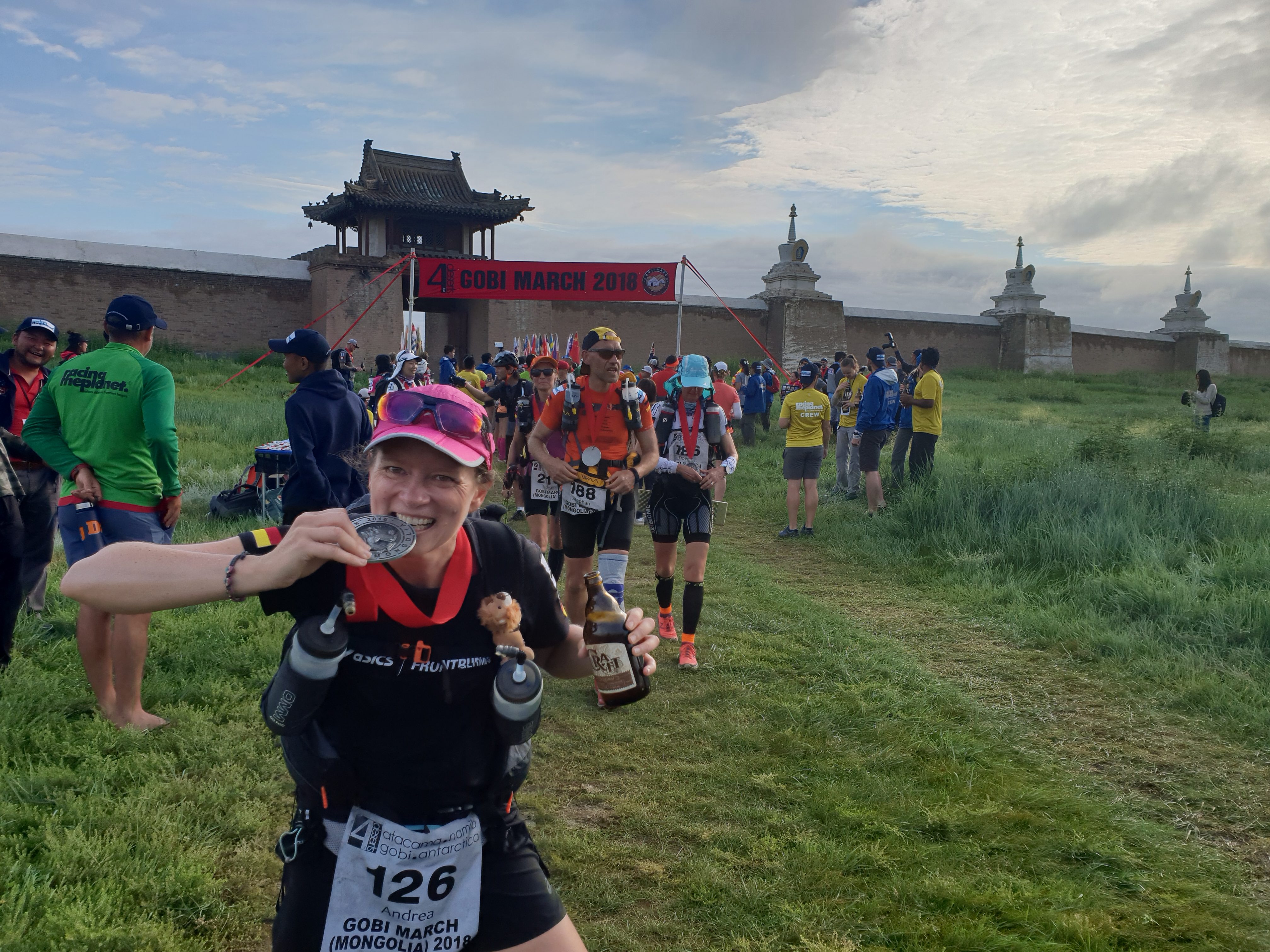 Finish beim Gobi March in der Mongolei!